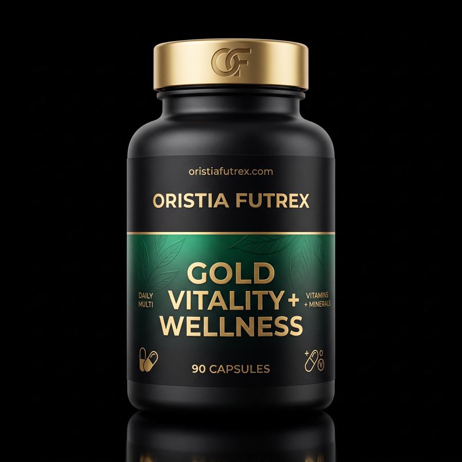 Oristia Futrex Gold Vitality + Wellness, daily multi, 90 capsules